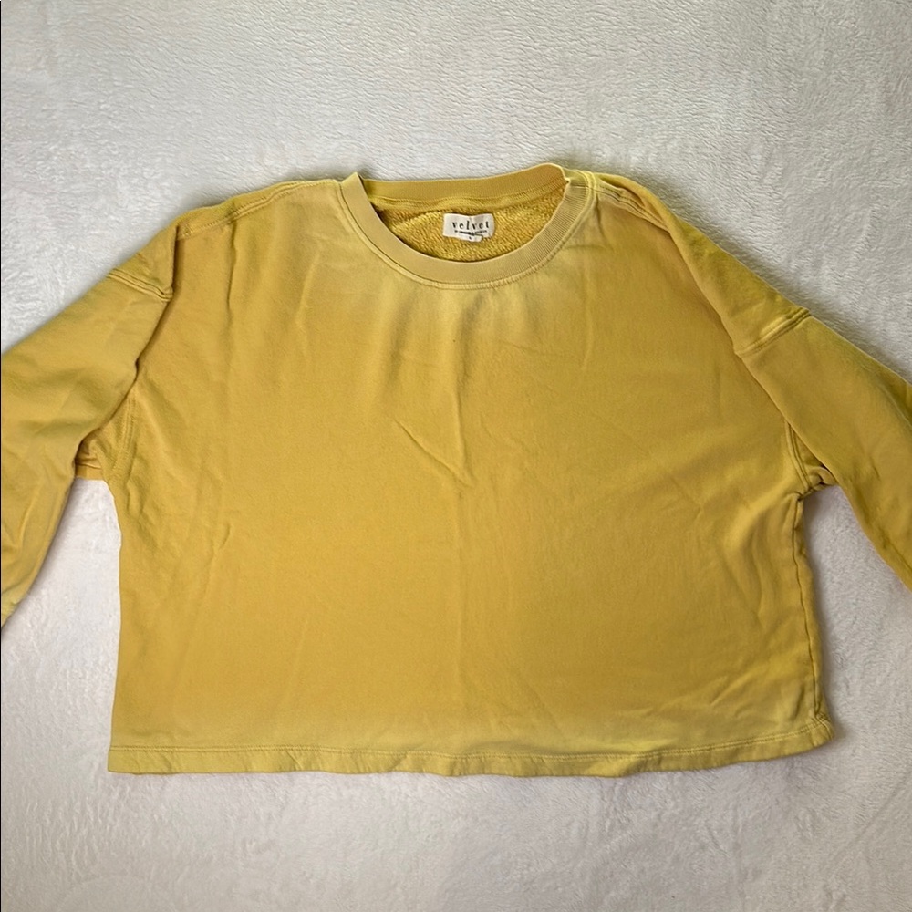 Velvet by Graham and Spencer Yellow Sweatsuit